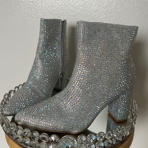 Rhinestone booties